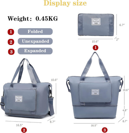 Sac femme élégant et pliable – Grande capacité et résistant à l’eau-حقيبة نسائية أنيقة قابلة للطي – سعة كبيرة ومقاومة للماء